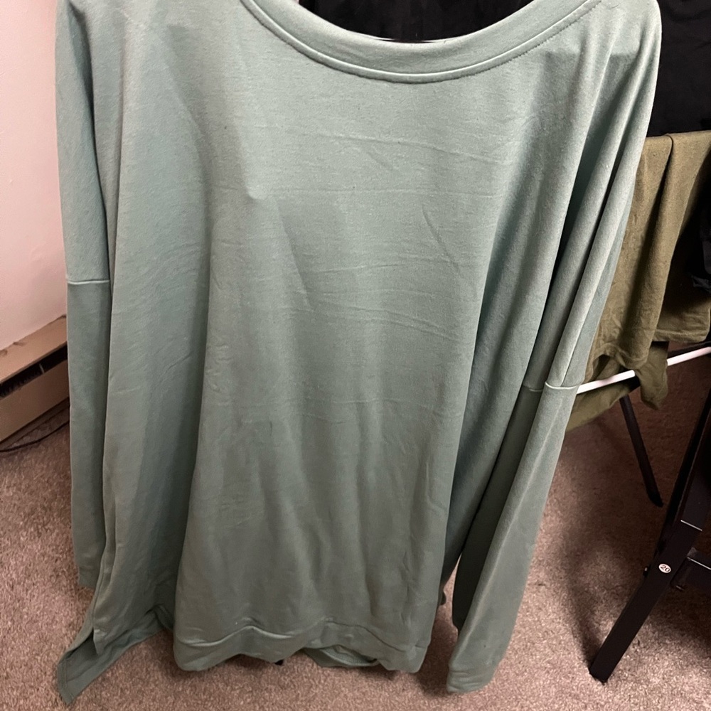 Amazon Women's Crew Neck Sweater - Sage Green